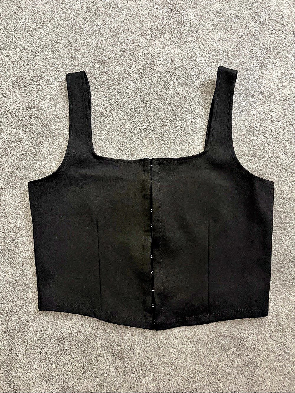 H&M Black Crop Top Size Medium NWT